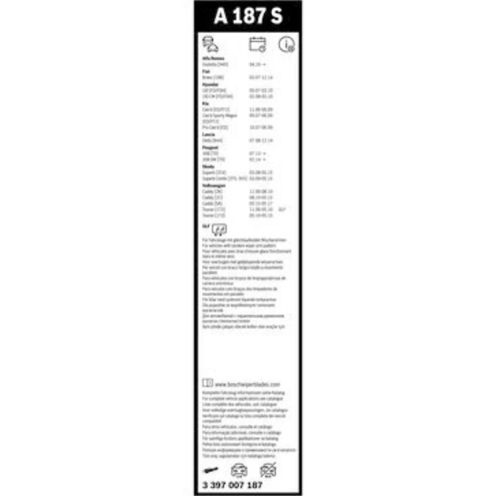 Sada předních stěračů BOSCH AeroTwin 600 a 450 mm pro BYD Seal 2022-2026