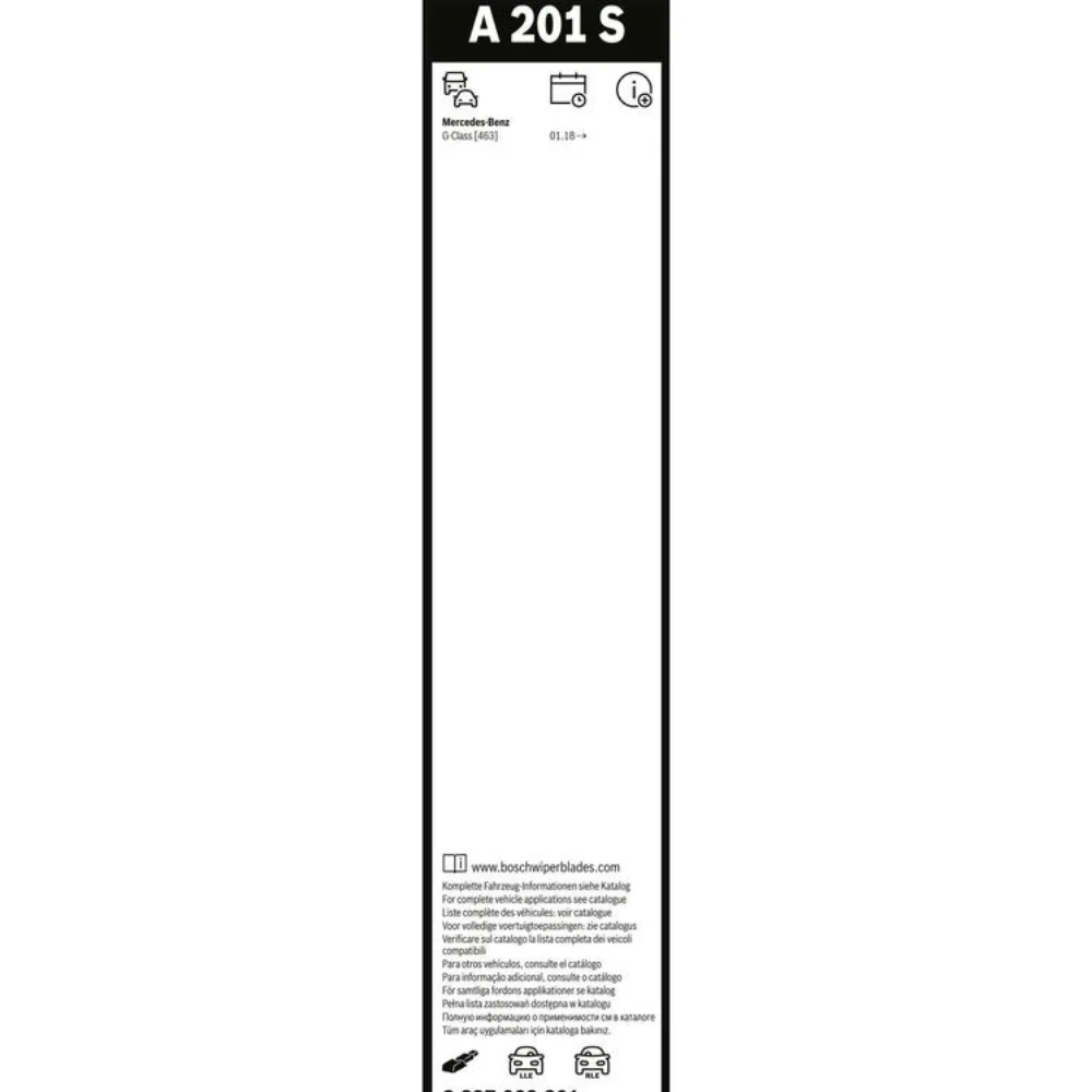 Sada předních stěračů BOSCH AeroTwin 425 a 425 mm pro Mercedes G 2024-2026