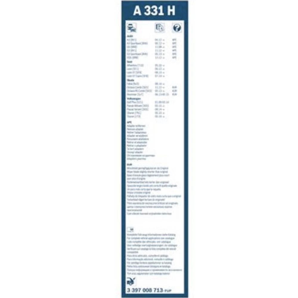 Zadní stěrač BOSCH Rear 330 mm pro SEAT Leon 3 2012-2020