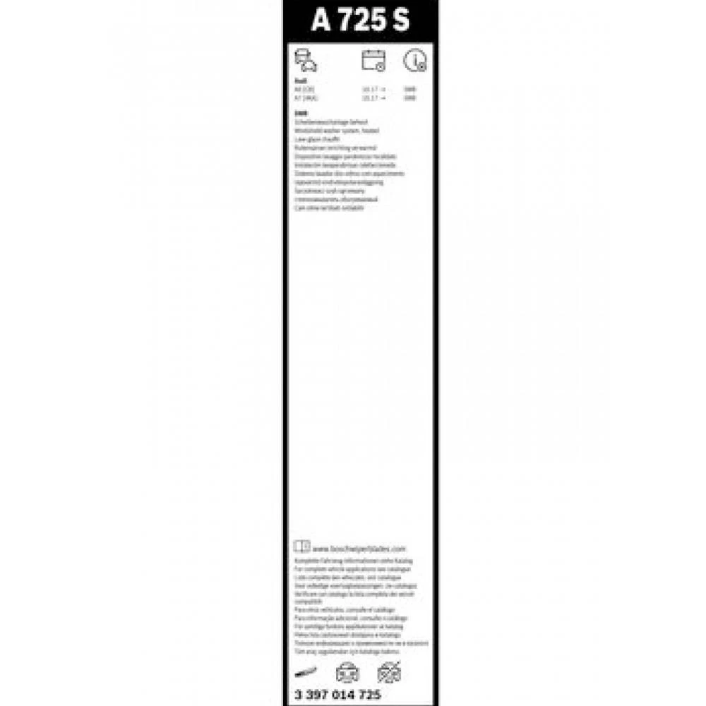 Sada předních stěračů BOSCH AeroTwin 625 a 500 mm pro Audi A6 2018-2025