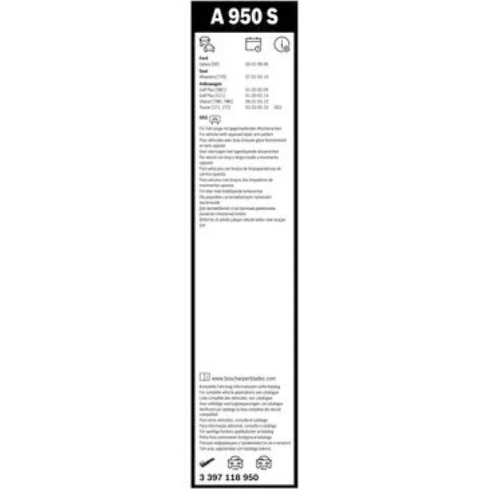 Sada předních stěračů BOSCH AeroTwin 700 a 700 mm pro Peugeot 407 SW 2004-2012