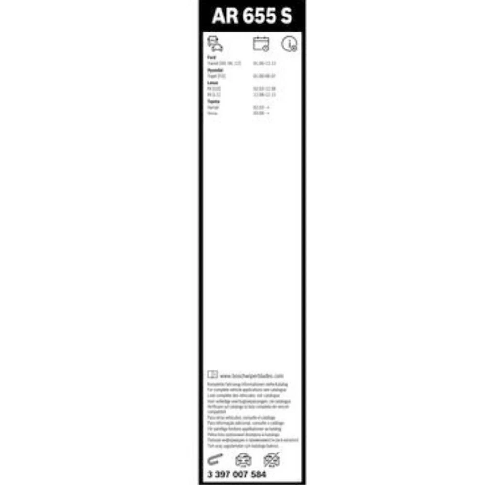 Sada předních stěračů BOSCH AeroTwin 650 a 550 mm pro Ford Transit 7 2006-2013