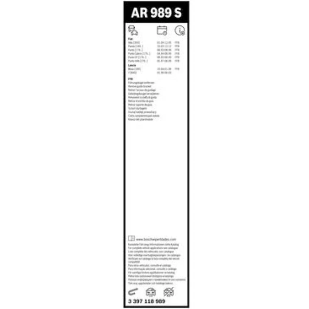 Sada předních stěračů BOSCH AeroTwin 580 a 400 mm pro Fiat Idea 2004-2005