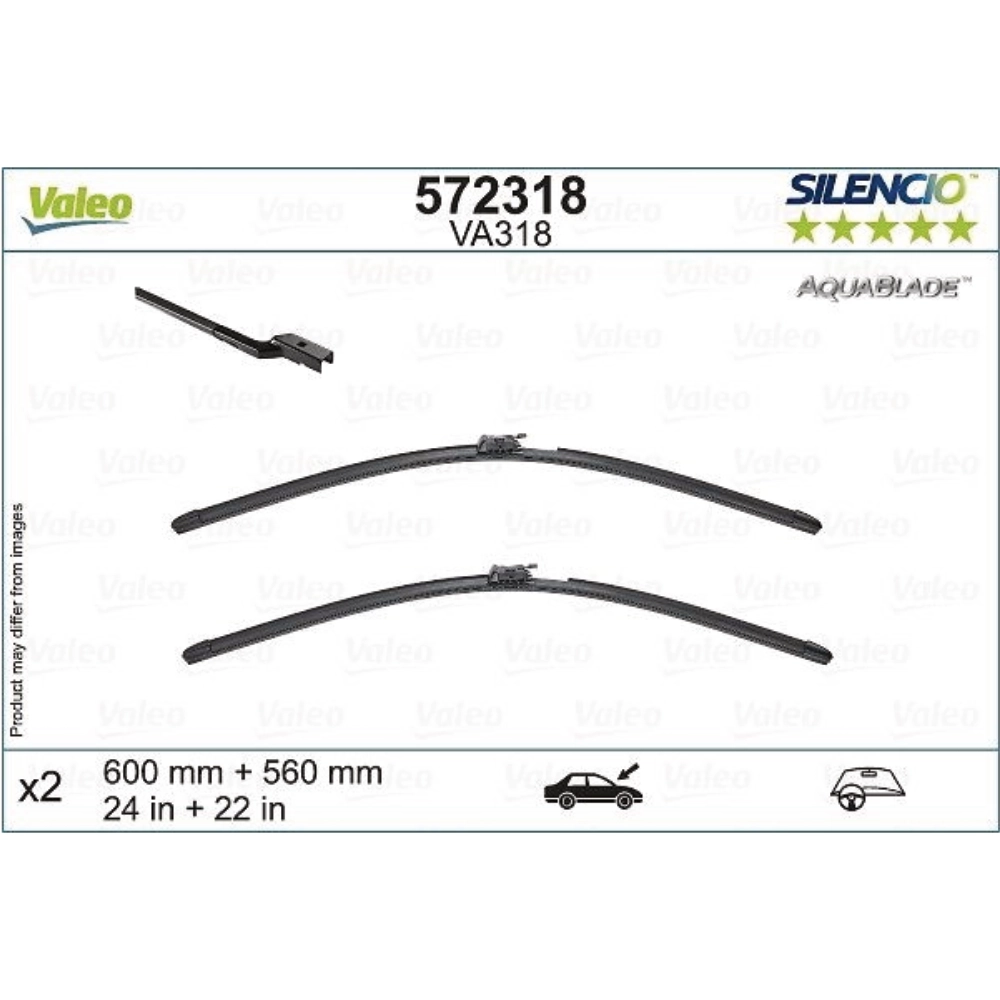 Stěrače Valeo Aqua Blade pro Mercedes S Class