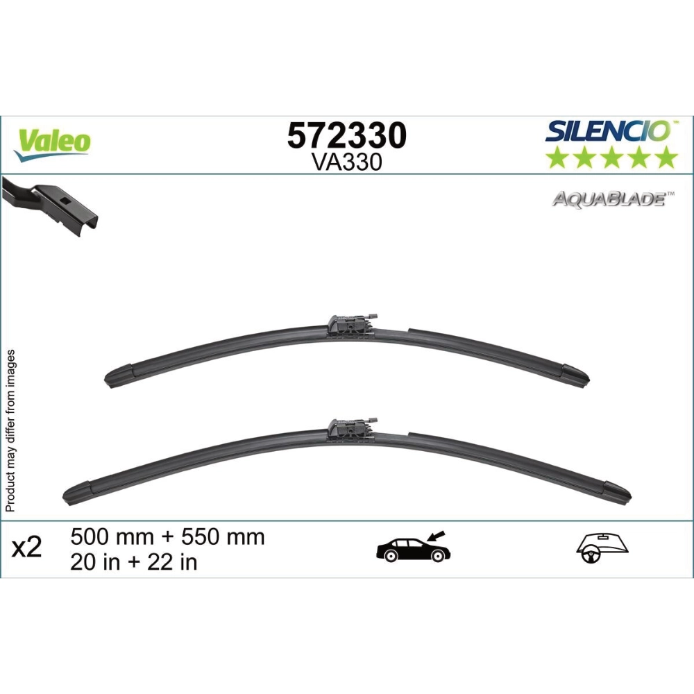 Stěrače Valeo Aqua Blade pro Mercedes SL Class