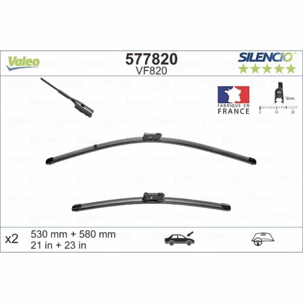 Stěrače Valeo Silencio Flat pro Ford Bronco