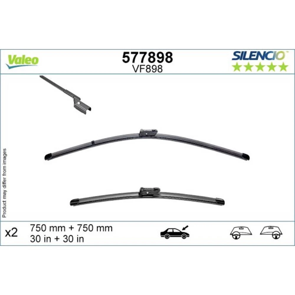 Stěrače Valeo Silencio Flat pro Cupra Born