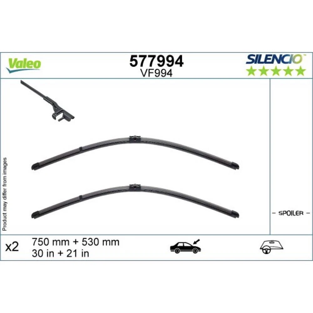 Stěrače Valeo Silencio Flat pro BMW i3