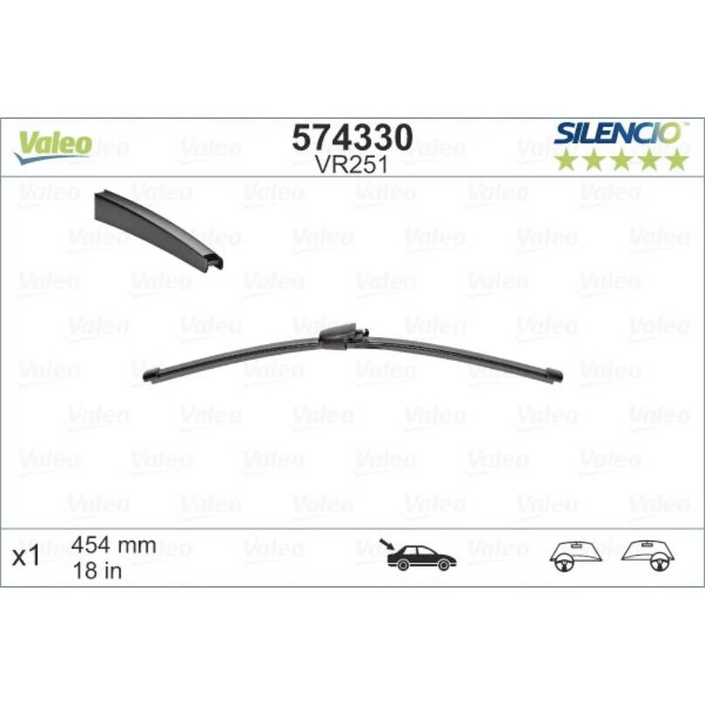 Stěrače Valeo Silencio Rear pro Volkswagen Transporter