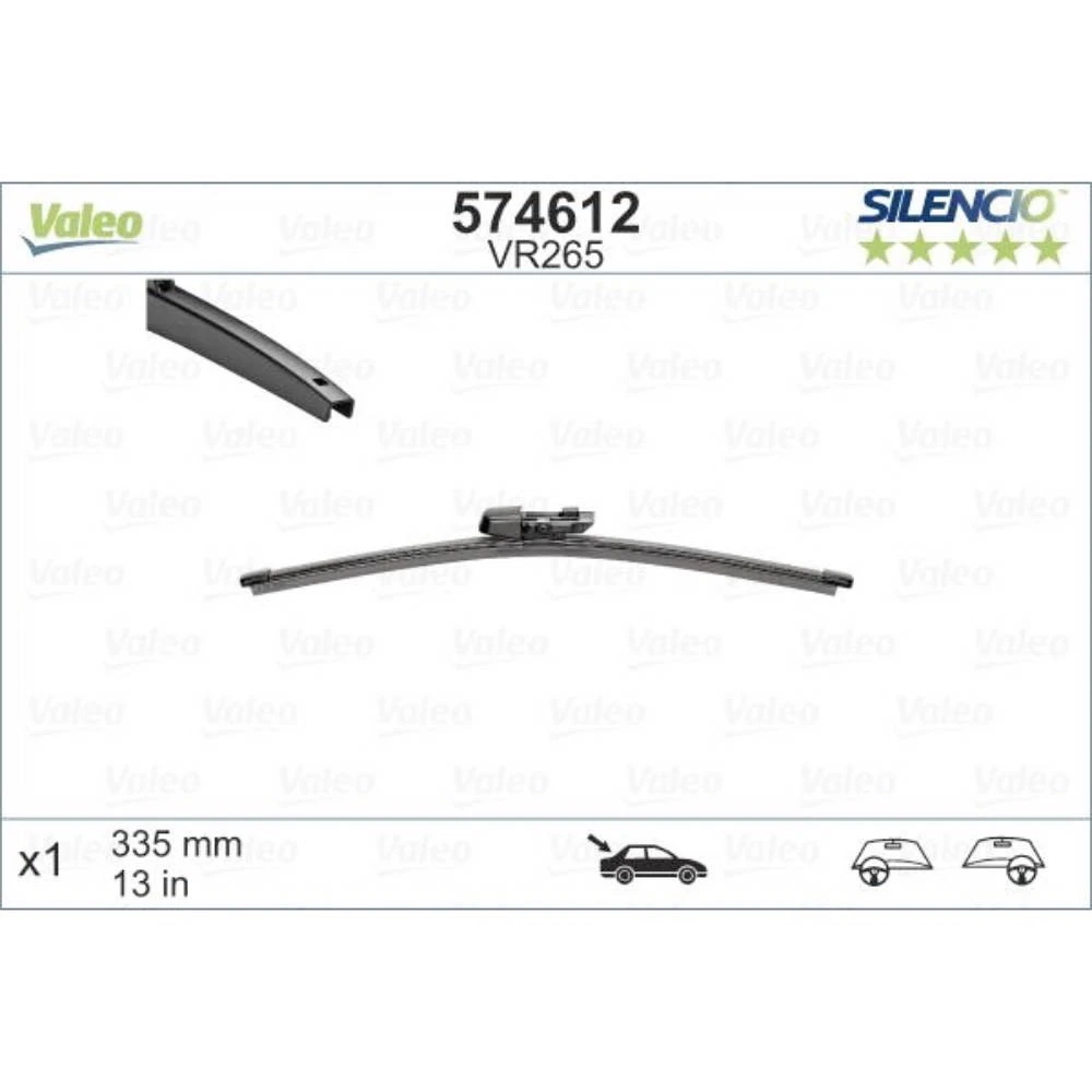Zadní stěrač Valeo Silencio Rear 335 mm pro Li Xiang L6 2021-2026
