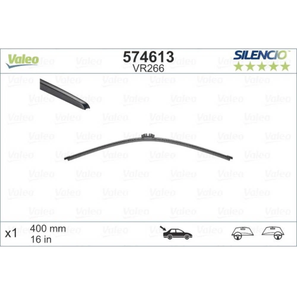 Zadní stěrač Valeo Silencio Rear 400 mm pro Audi A6 Avant 2011-2018