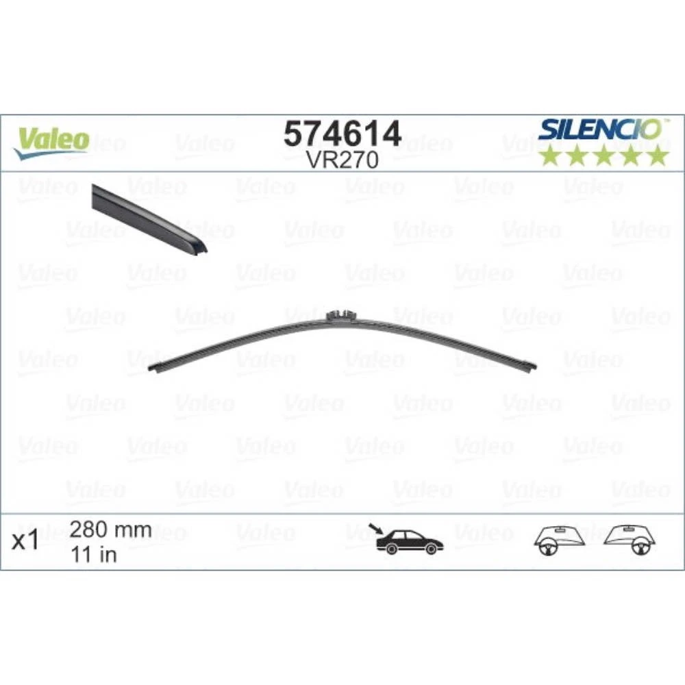 Zadní stěrač Valeo Silencio Rear 280 mm pro Ford Explorer 5 2010-2020