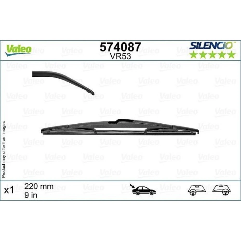 Sada předních stěračů Valeo Silencio Flat 600 a 450 mm pro XPENG G9 2022-2026