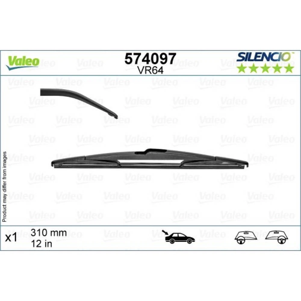 Stěrače Valeo Silencio Rear pro KIA Cee'd
